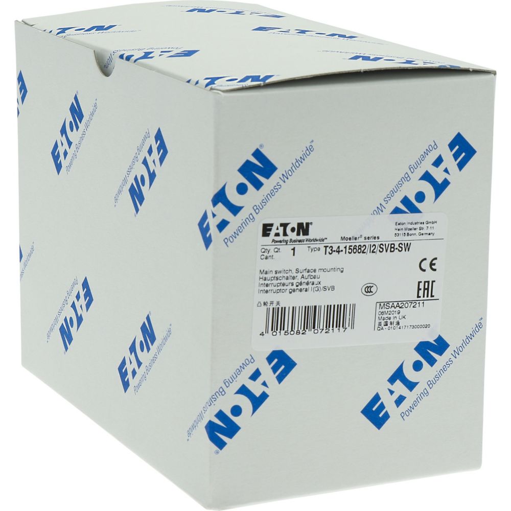 Eaton Hauptschalter I(G)/SVB T3-4-15682/I2/SVB-SW - 207211