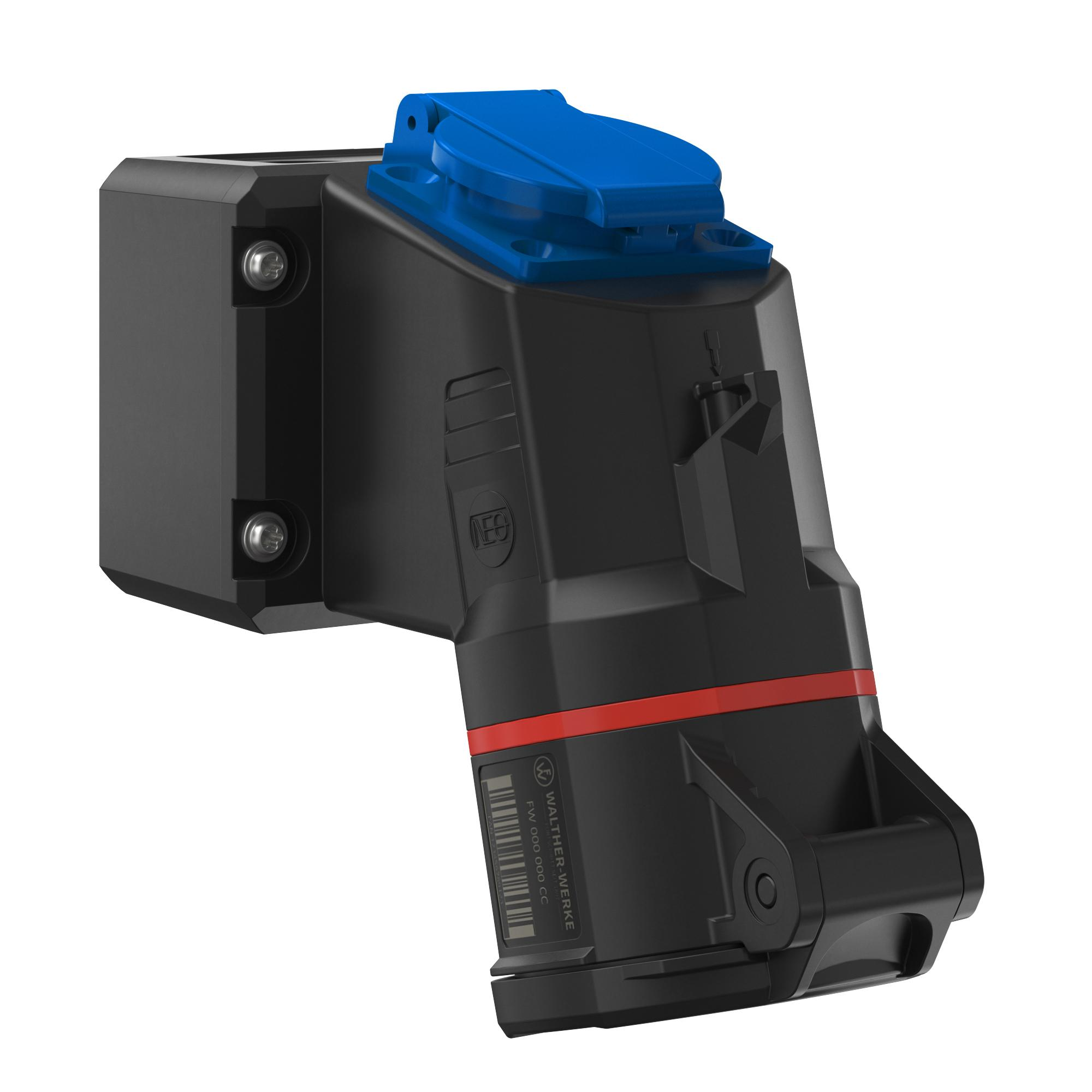 Walther Werke CEE NEO Wandsteckdose Mini kombi 16A 5P 6h FW112506SK