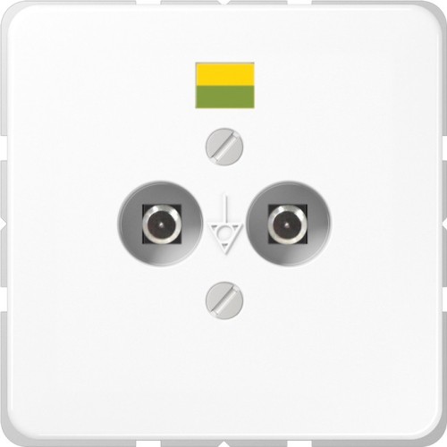 Jung Potential-Ausgl.Steckdose 2 Steckerstifte CD 565-2 WW - CD565-2WW günstig online kaufen