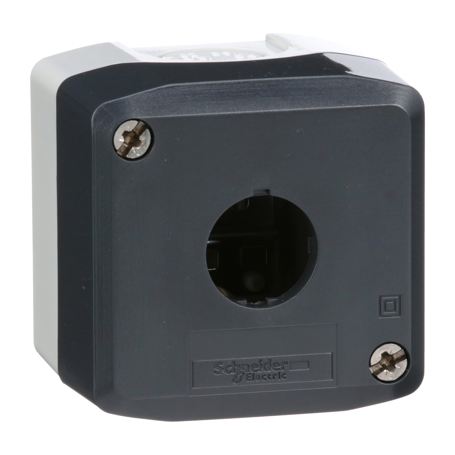 Schneider Electric Leergehäuse 1Stelle RAL 7035/7016 XALD01