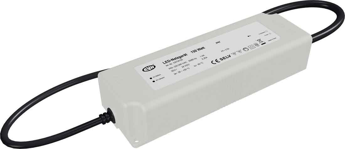 EVN Lichttechnik LED-NetzgerÃ¤t 24V/DC E6724150