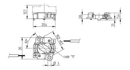 BJB Anschlusselement für Sternpl. Osram DRAGON