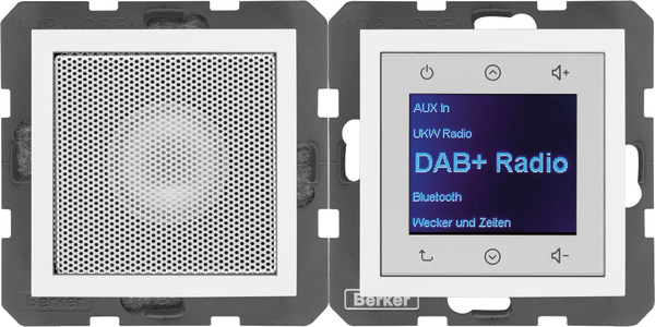 Berker Radio mit Lautspr. DAB+ S. 1/B.x pw. gl. 29808989