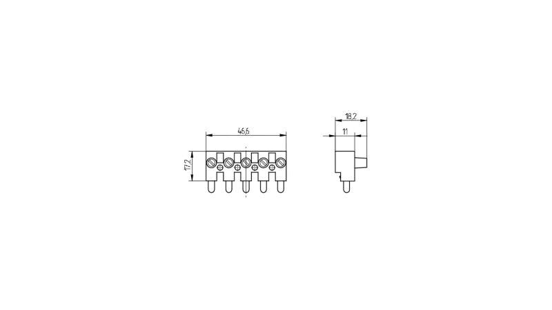 BJB 5-pole connectors