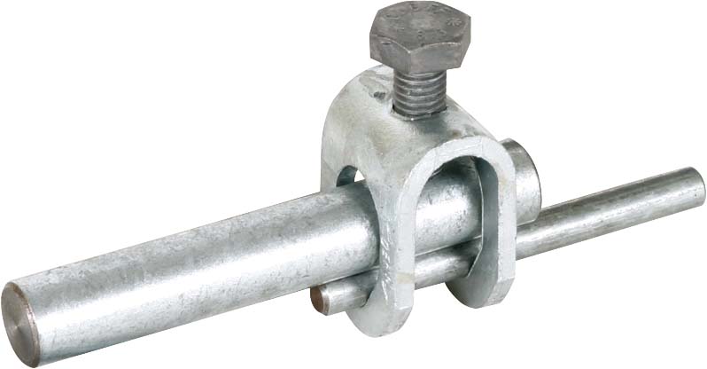 DEHN Stangenklemme St/tZn f. Rd 8-10/Rd 16mm FSK81016SKM10X25STTZ - 380020 DEHN Stangenklemme St/tZn f. Rd 8-10/Rd 16mm FSK81016SKM10X25STTZ - 380020