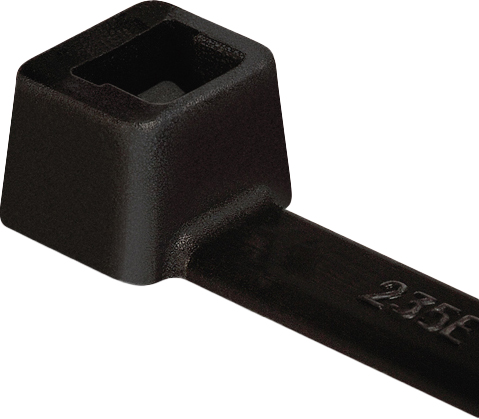HellermannTyton Kabelbinder 205x2,5mm, Schwarz T18L-PA66-BK-C1 - 111-02110