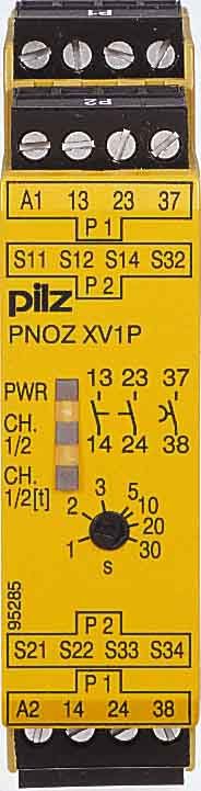 Pilz Not-Aus-Schaltgerät 30/24VDC 2n/o 1n/o t PNOZ XV1P #777602