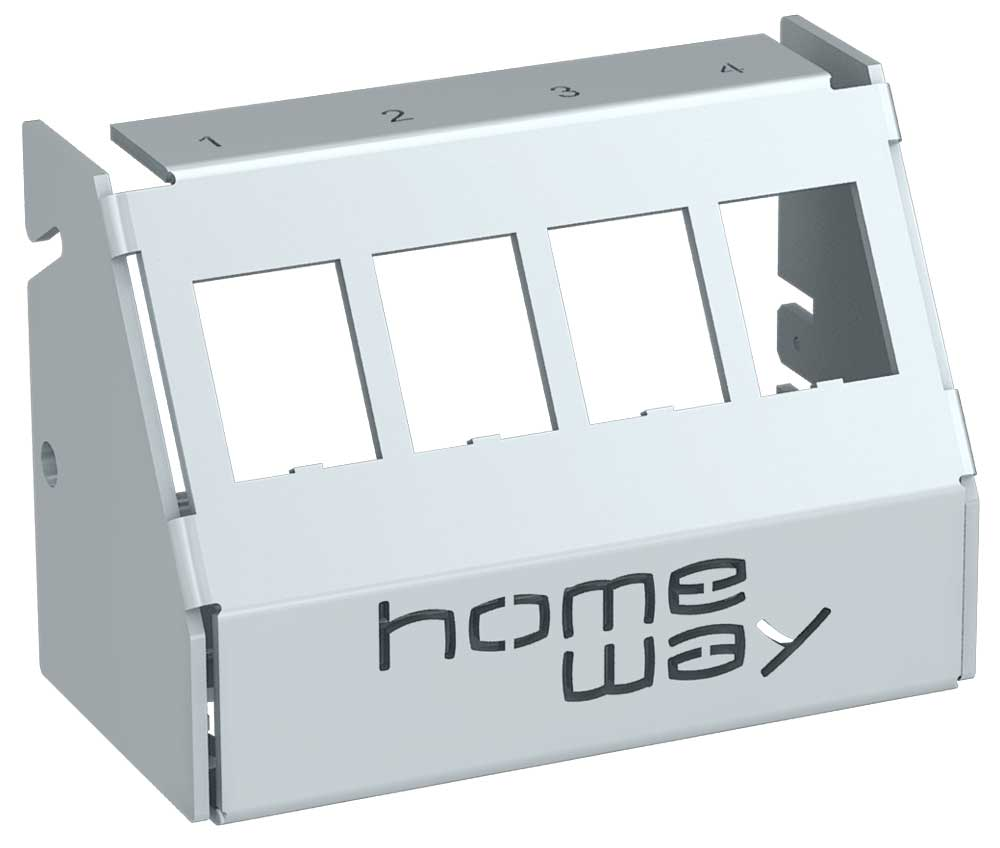 Homeway Verteilerfeldrahmen für 4xMVFKS1 HW-VFMU4