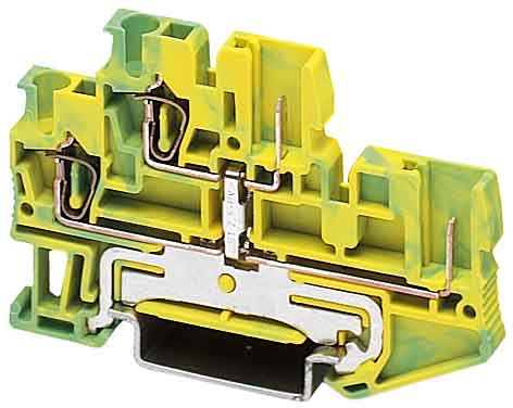 Phoenix Contact Schutzleiterklemme steckbar, gn/ge STTB 2,5/2P-PE