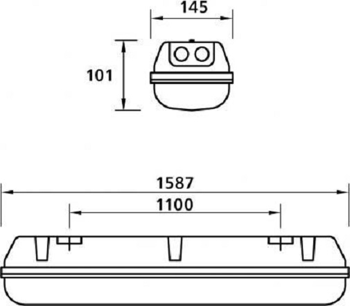 Zalux Ex luminaire Zalux ACQUEX 258 E PC INOX
