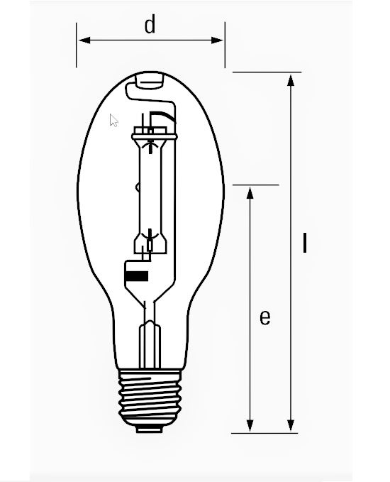 Narva Halogen-Metalldampflampe NCC 150W / nw (E27)