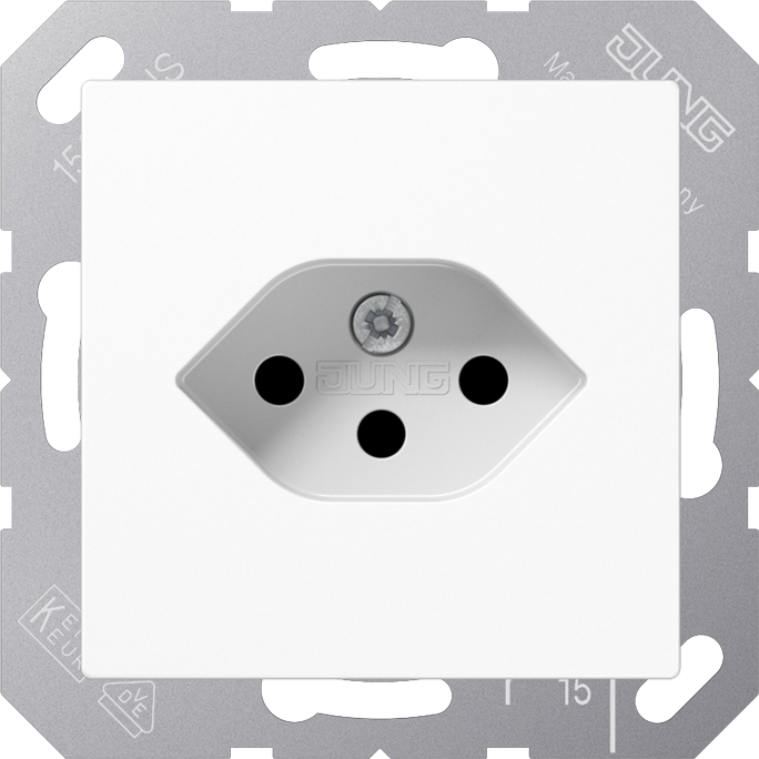 Jung Steckdose alpinws Schweizer Norm A 1520-13 BF SEV WW günstig online kaufen