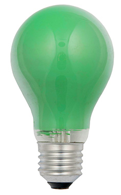 Scharnberger+Hasenbein Glühlampe B60x105mm E27 230V 25W grün 40246