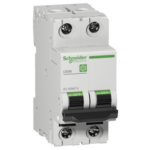 Schneider Electric LS-Schalter 2A 2p C-Char. 10kA M9F11202 - M9F11202