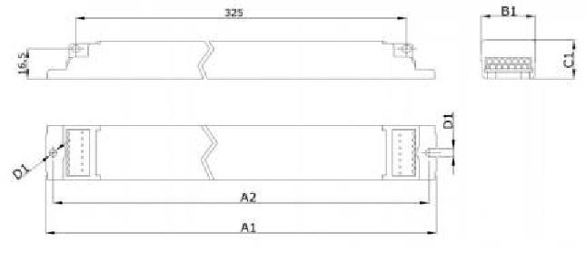 Philips LED-EVG Xitanium 75W 0.12-0.40A 215V TD 230V