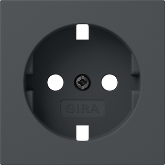 Gira Abd. SCHUKO-Steckd. Anthrazit 492028