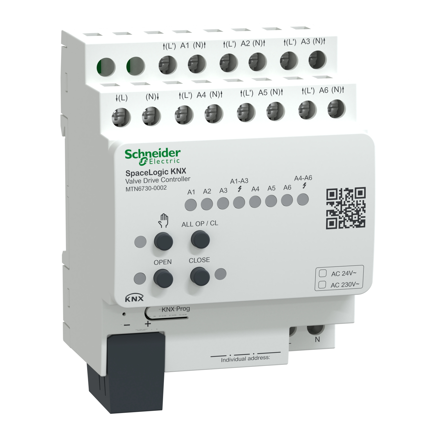 Schneider Electric Ventilantriebsaktor SpaceLogic KNX MTN6730-0002