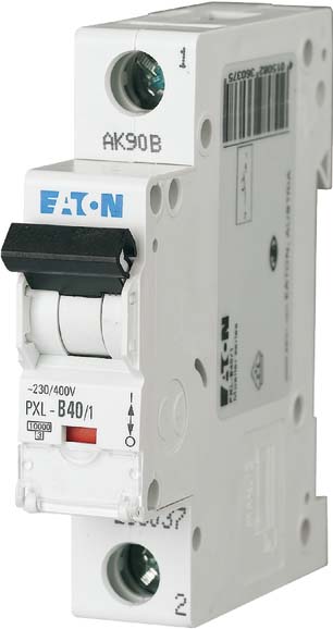 Eaton LS-Schalter m.Beschrift. C 40A, 1p PXL-C40/1 - 236063