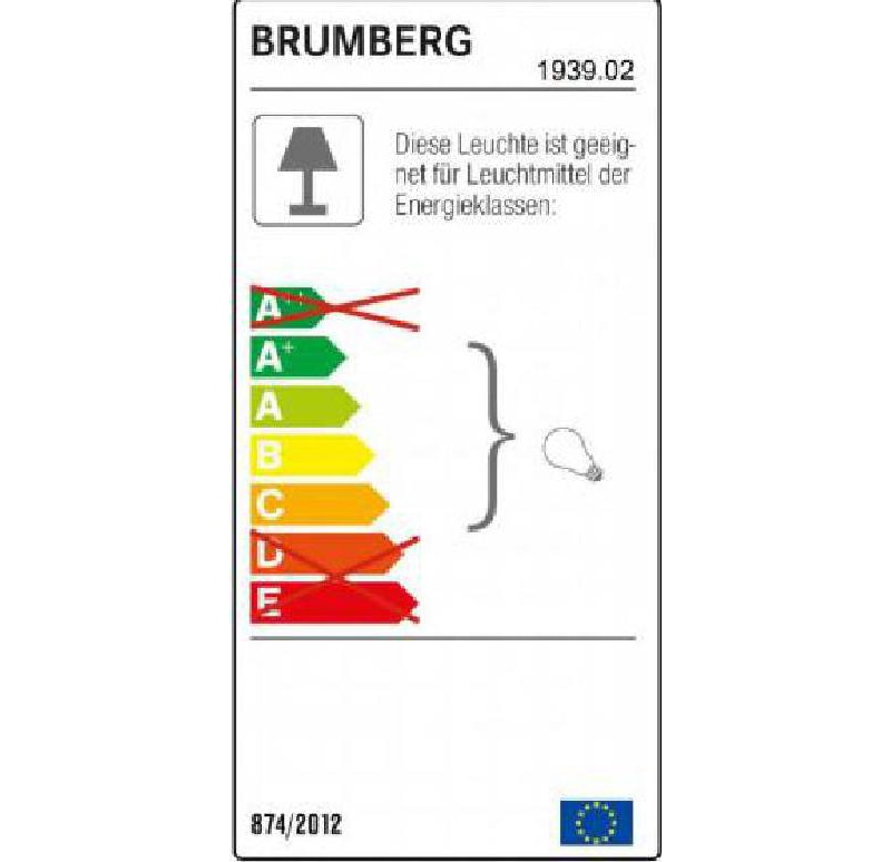 Brumberg Niedervolt-Deckeneinbaustrahler GX5,3 IP20 Max. 50Watt 193915