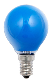 Scharnberger+Hasenbein Tropfenlampe 45x75mm E14 230V 25W blau 40268