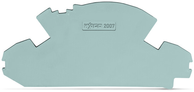 WAGO GmbH & Co. KG Abschlussplatte TopJob grau 2007-8891