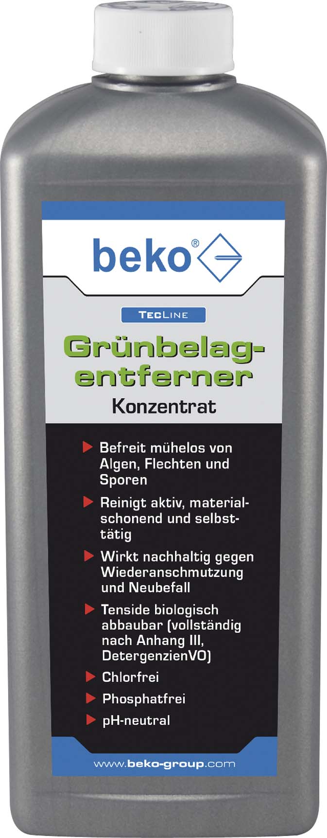 Beko TecLine Grünbelagentferner Konzentrat 1l 299121000