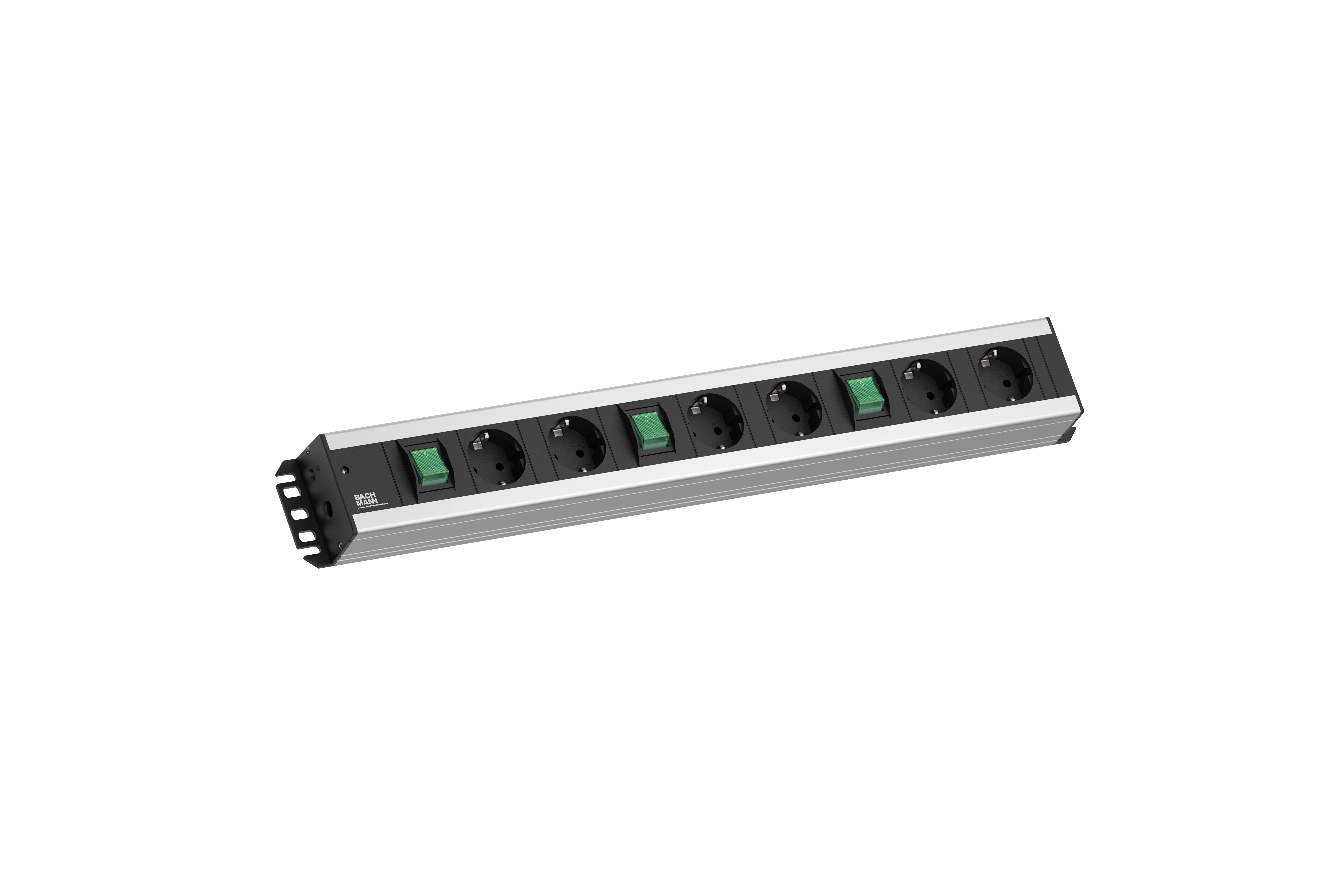 Bachmann Handwerkerleiste 6fach 3xSchalter, 2m Zul. 300.050