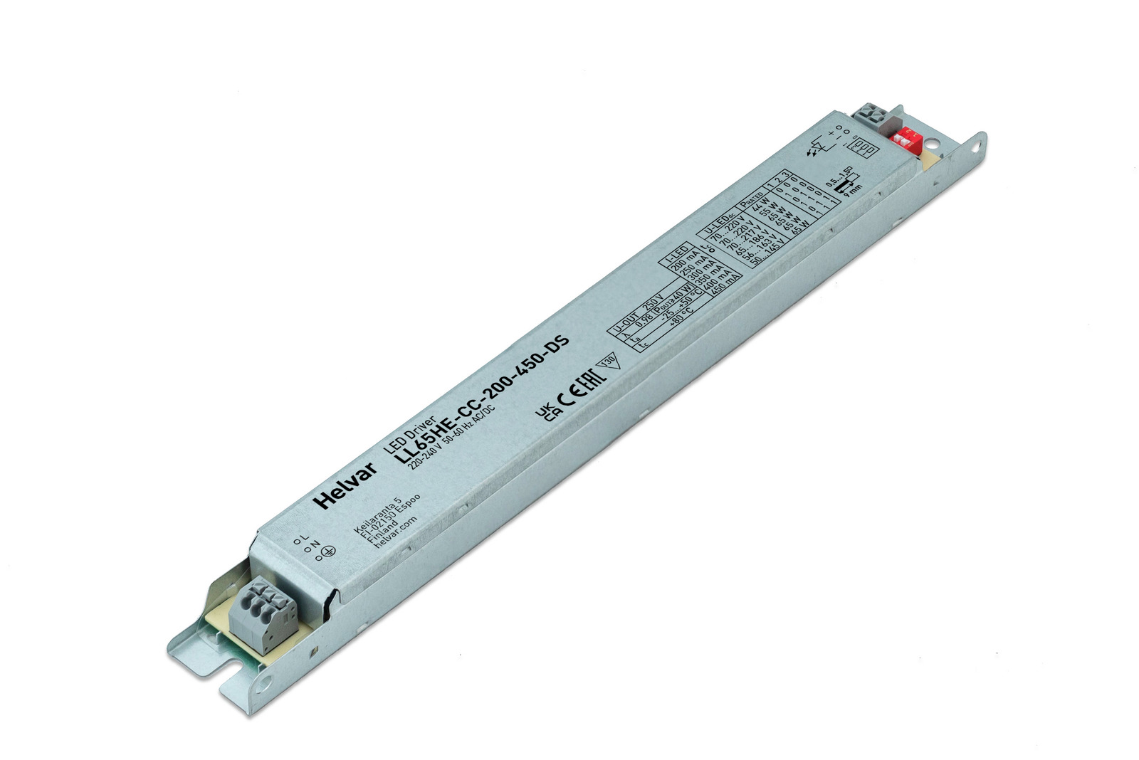 Helvar LED-Treiber LL65HE-CC-200-450-DS - 5826006