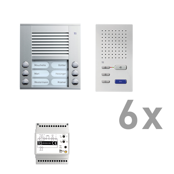 TCS Tür Control audio:pack PES06 ISW3030 6Tasten AP PAAF062/002