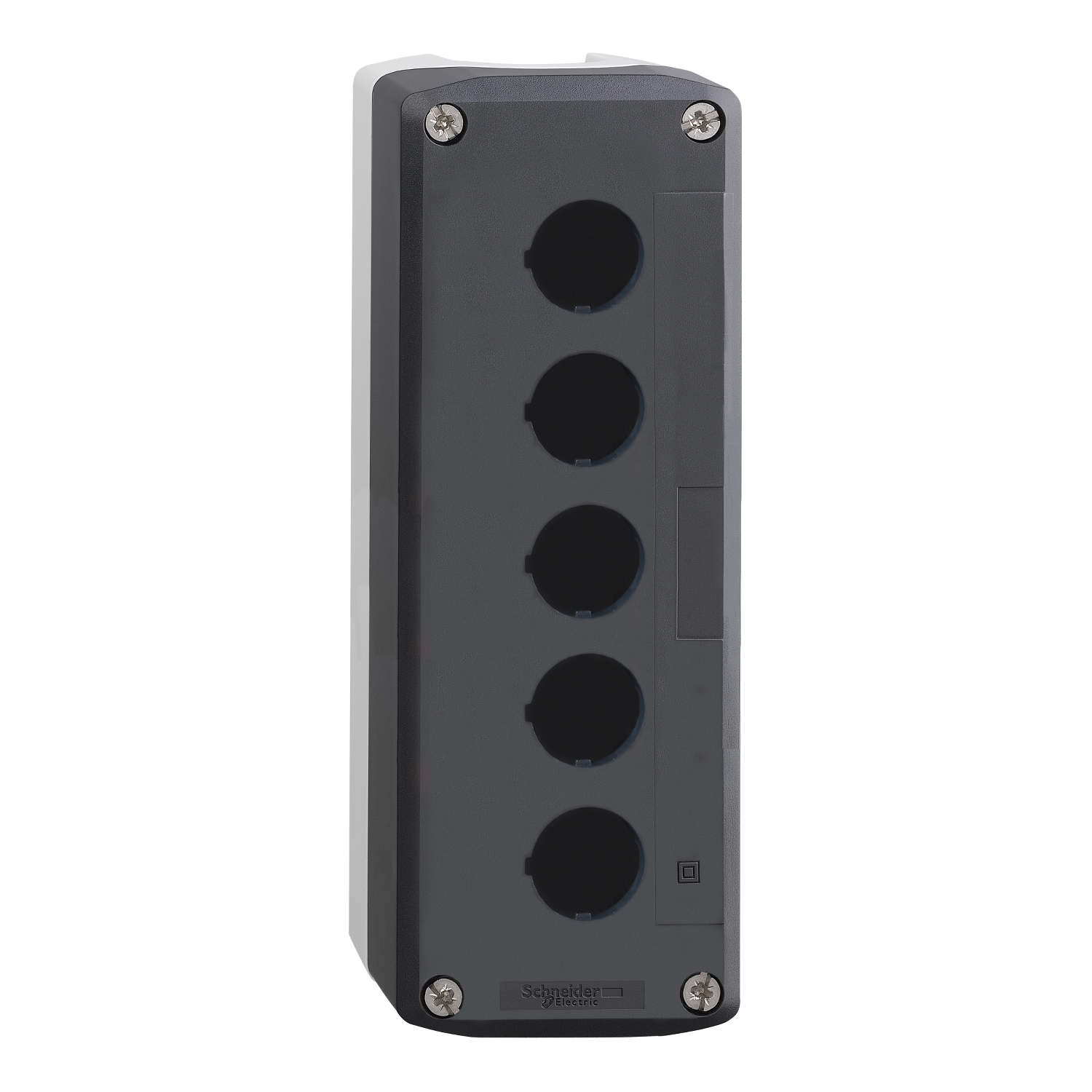 Schneider Electric Leergehäuse 5Stellen RAL 7035/7016 XALD05