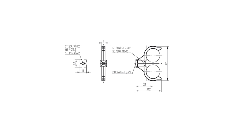 BJB Halter für Lampen TC-L - 26.726.-813.85