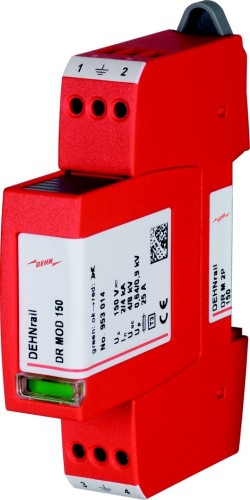 DEHN Überspannungsableiter TYP3 DEHNrail M DR 2P 150 - 953204
