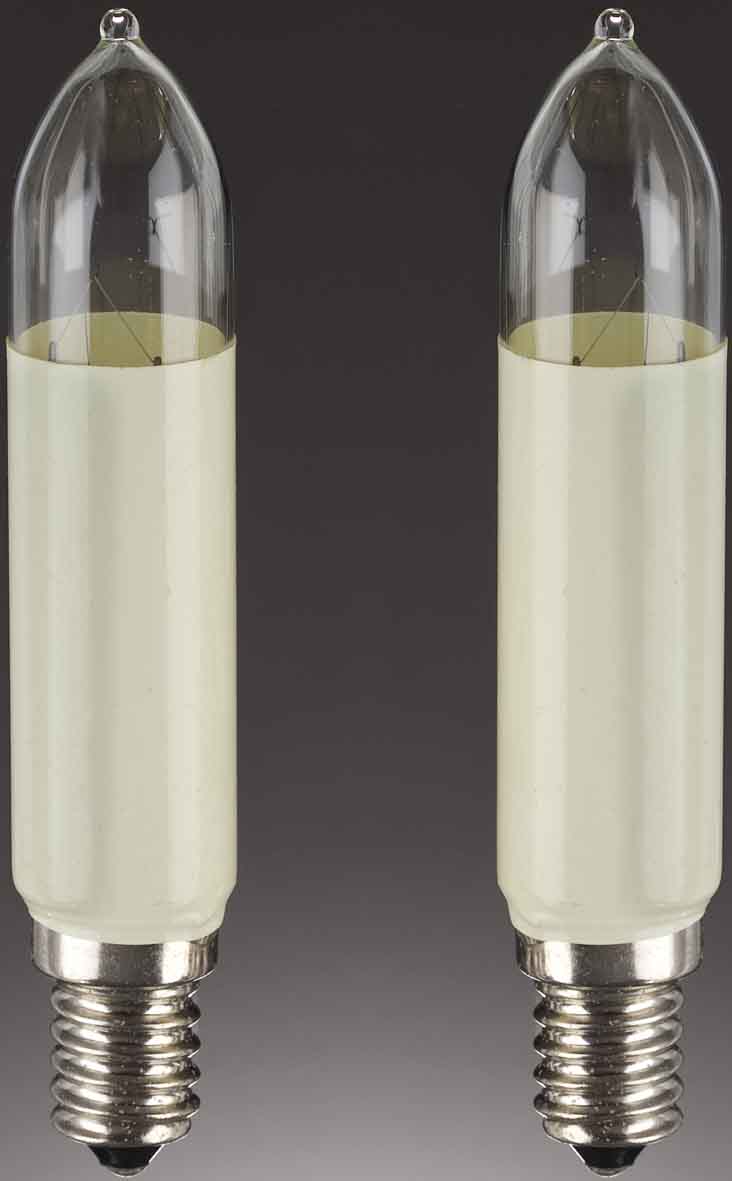 Hellum LED-Schaftkerzen 12-16V ww 2er E14 904949 Bli.2