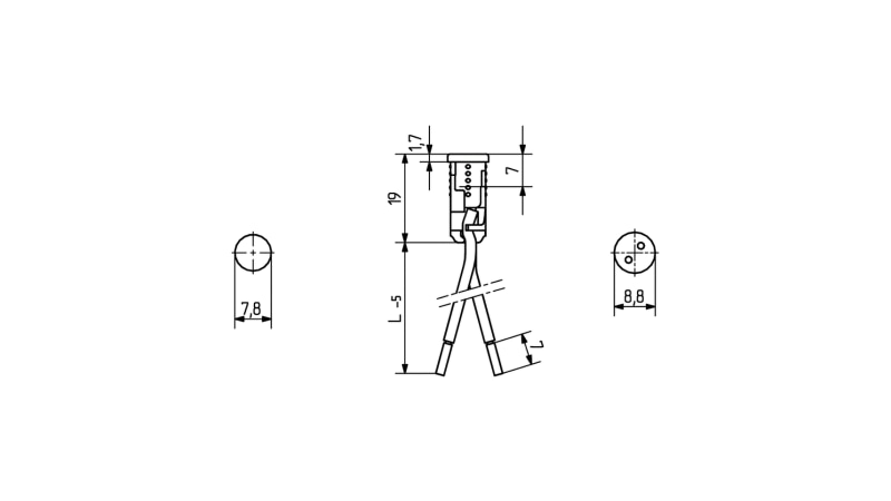 BJB Connector G4/GZ4 for low voltage halogen lamps 25.114.1121.90