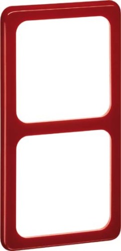 Peha Rahmen 2-fach rt waage/senkrecht D 80.672 ROT - 00552211 günstig online kaufen