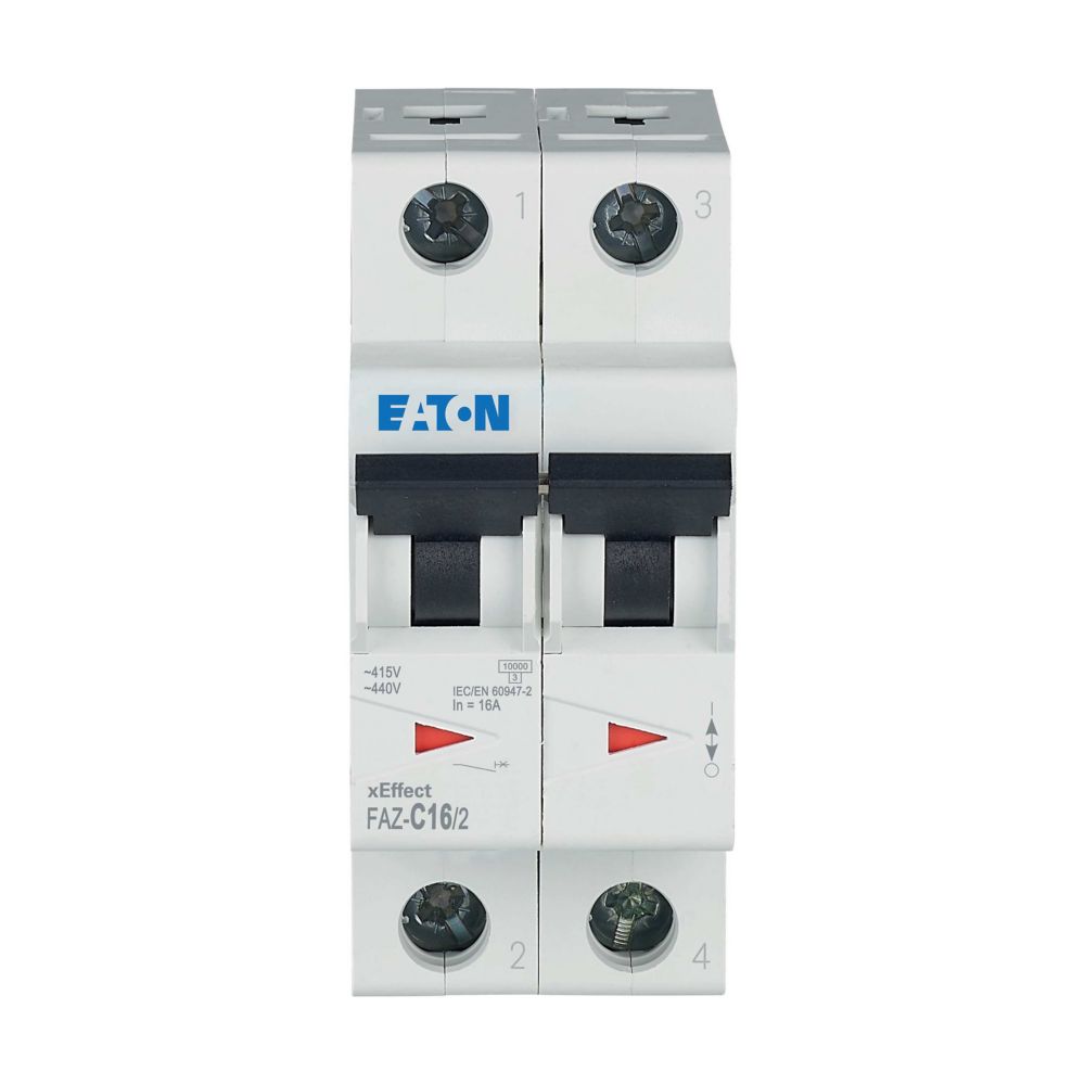 Eaton Leitungsschutzschalter C 16A, 2p FAZ-C16/2 - 278760
