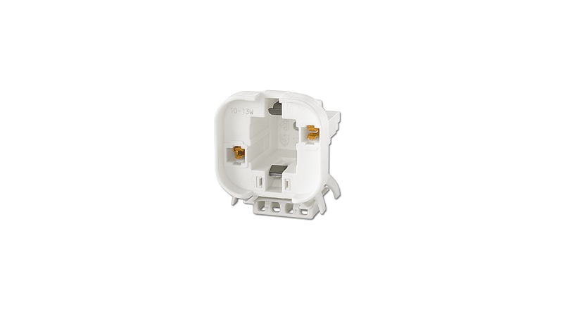 BJB Lampholder G24/GX24 for CFL/TC-D, TC-T 26.745.1711.50