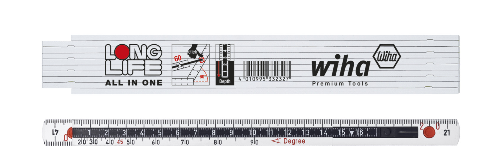 Wiha Gliedermaßstab 2m, metr, 10Glieder 41020072