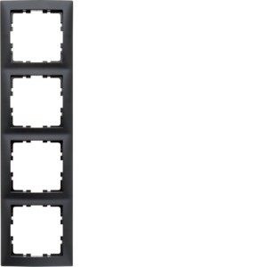Berker Rahmen 4fach anth 10149949 - 10149949