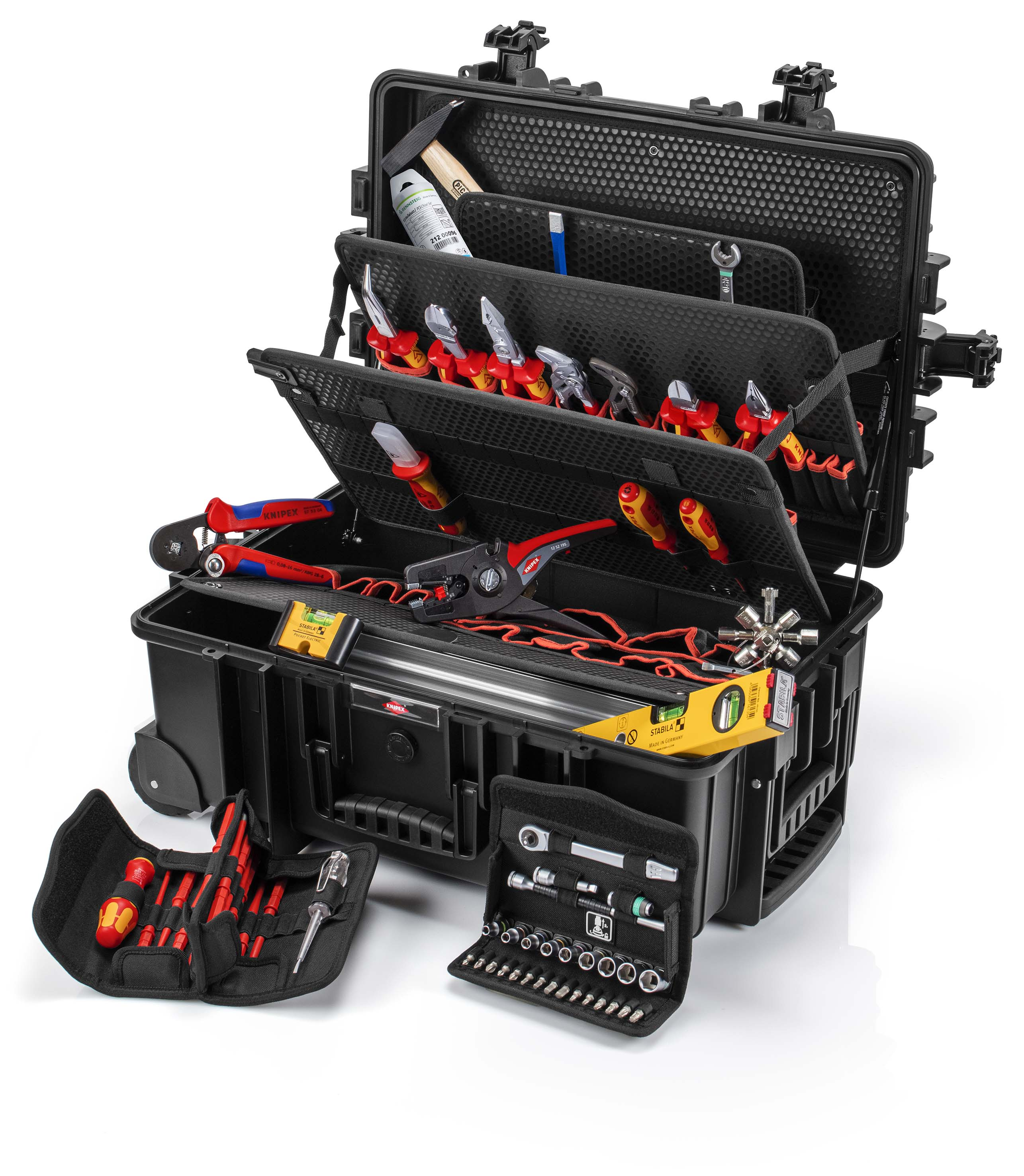 Knipex-Werk Werkzeugkoffer best., flugtauglich 00 21 37