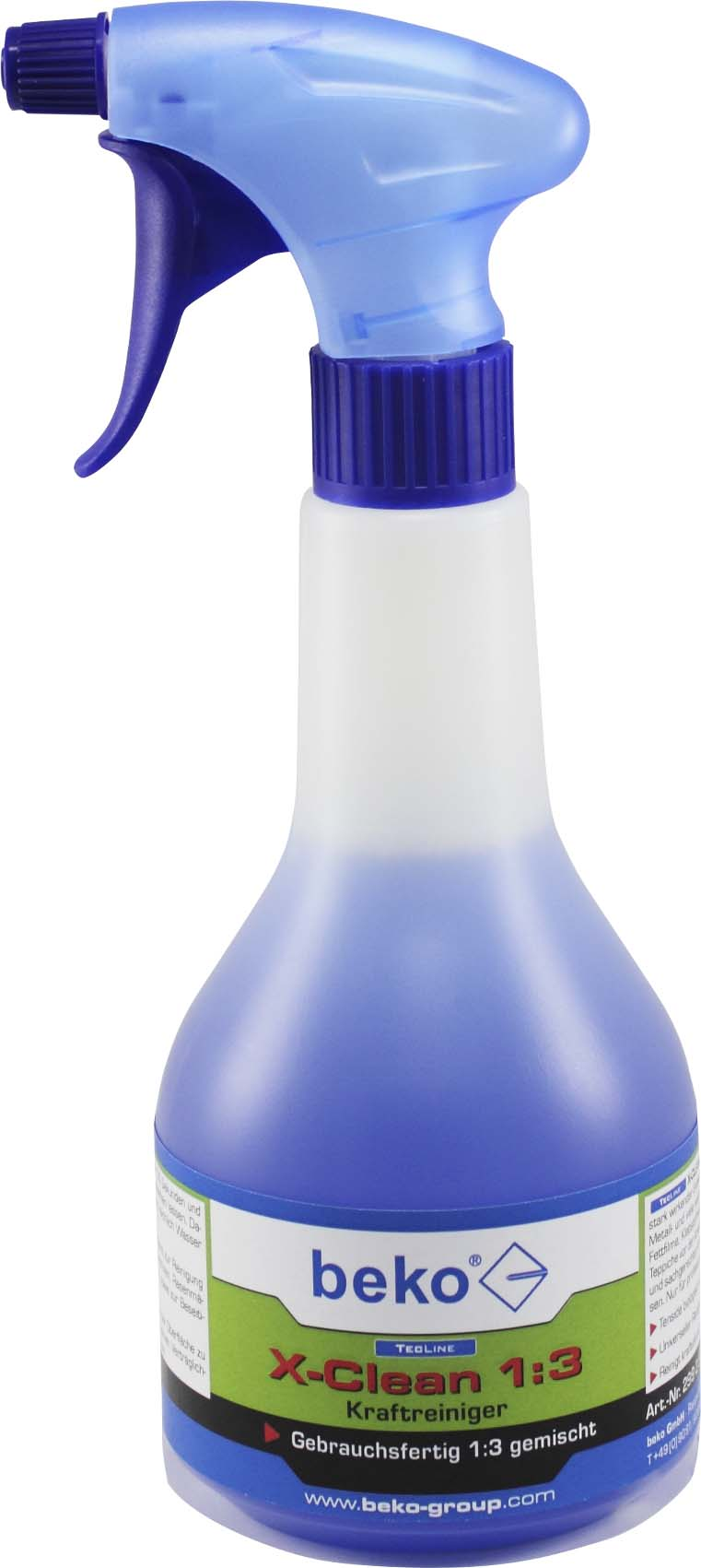 Beko X-Clean SprÃ¼hflasche 500ml, Mix 1:3 2992503