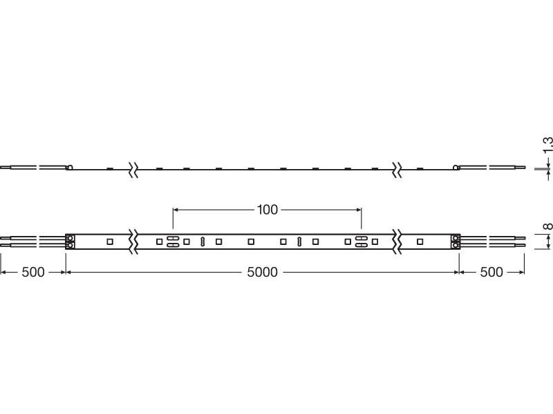 Ledvance LED-Strip VALUE-1000 -1000/827/5