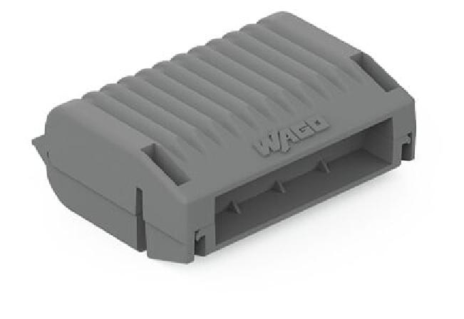 WAGO Gel box with gel without splicing connectors size 2 gray