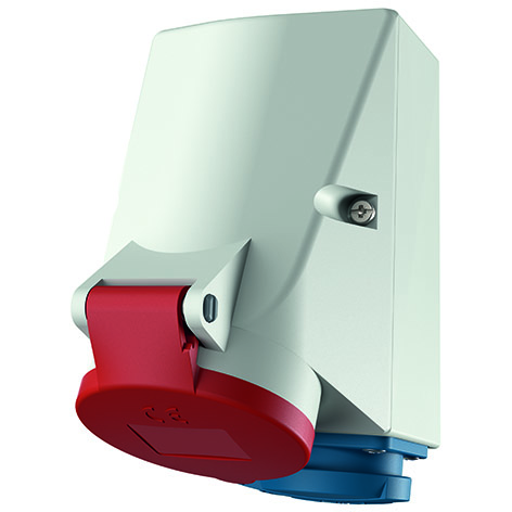 Mennekes Wanddose 16A,5p,6h,400V,IP44 1650