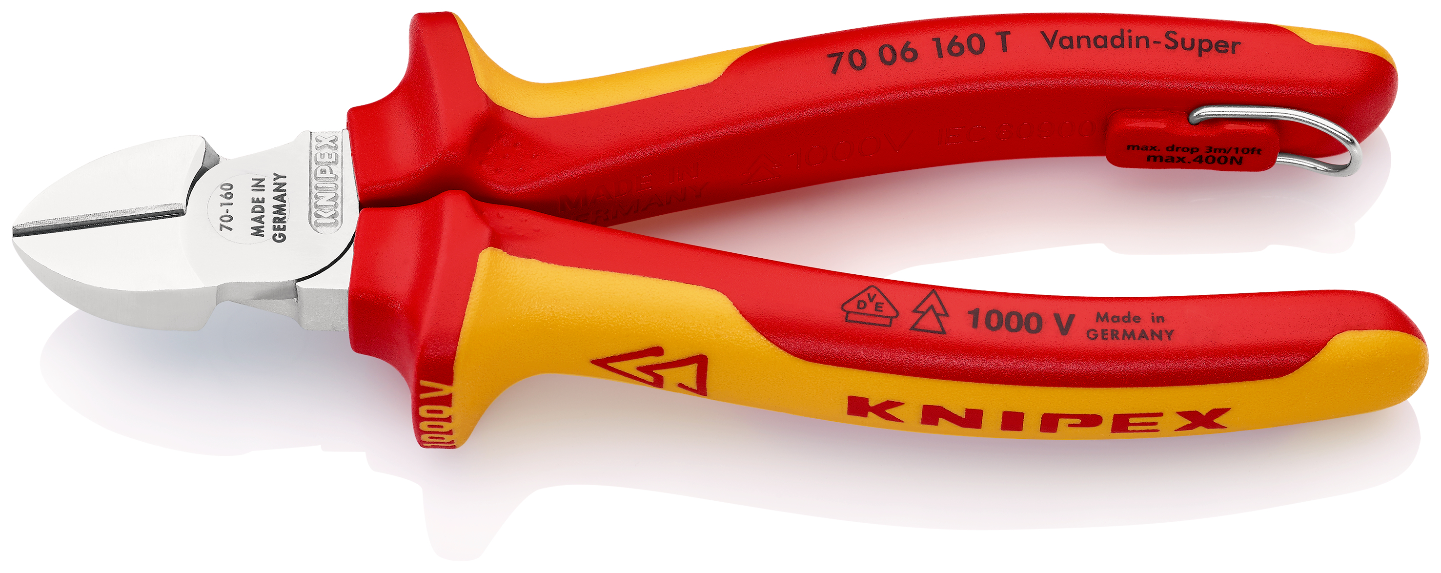 Knipex-Werk VDE Seitenschneider 160mm 70 06 160 T