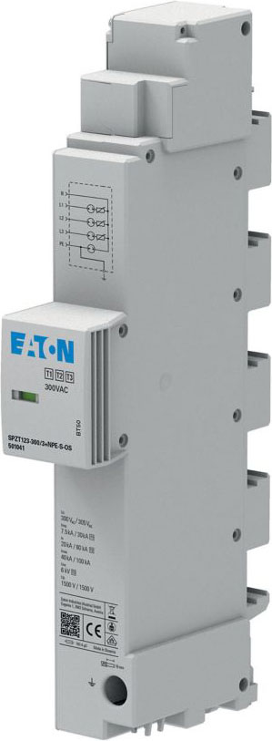 Eaton Überspannungsableiter f.40mm Sammelschiene SPZT123-300/3+NPESOS