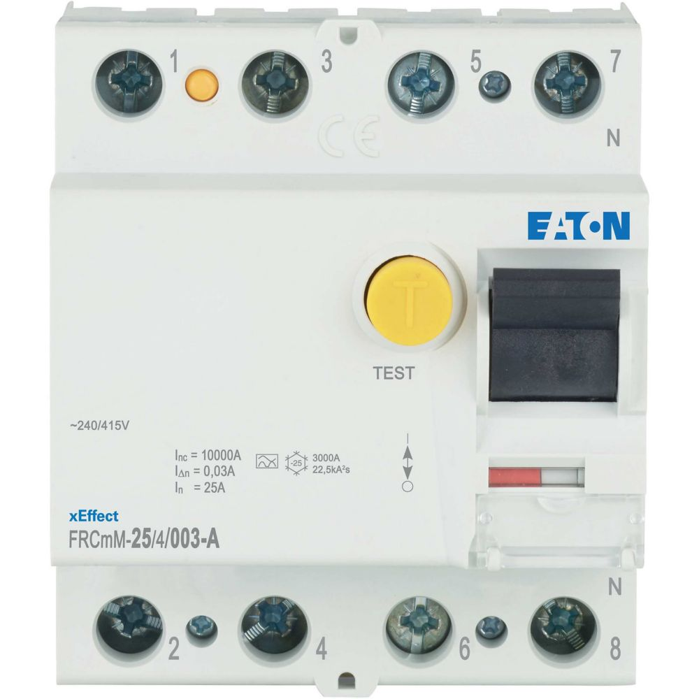 Eaton FI-Schalter 25A 4pol 30mA FRCMM-25/4/003-A