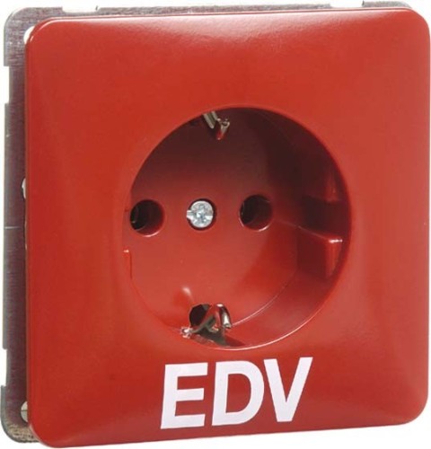 Peha Steckdose SCHUKO rot D 80.6511 EDV - 00795311 günstig online kaufen