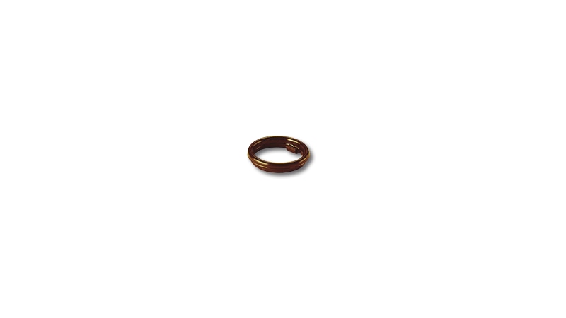 BJB Brown Bezel for round rockers for switches 43.409.
