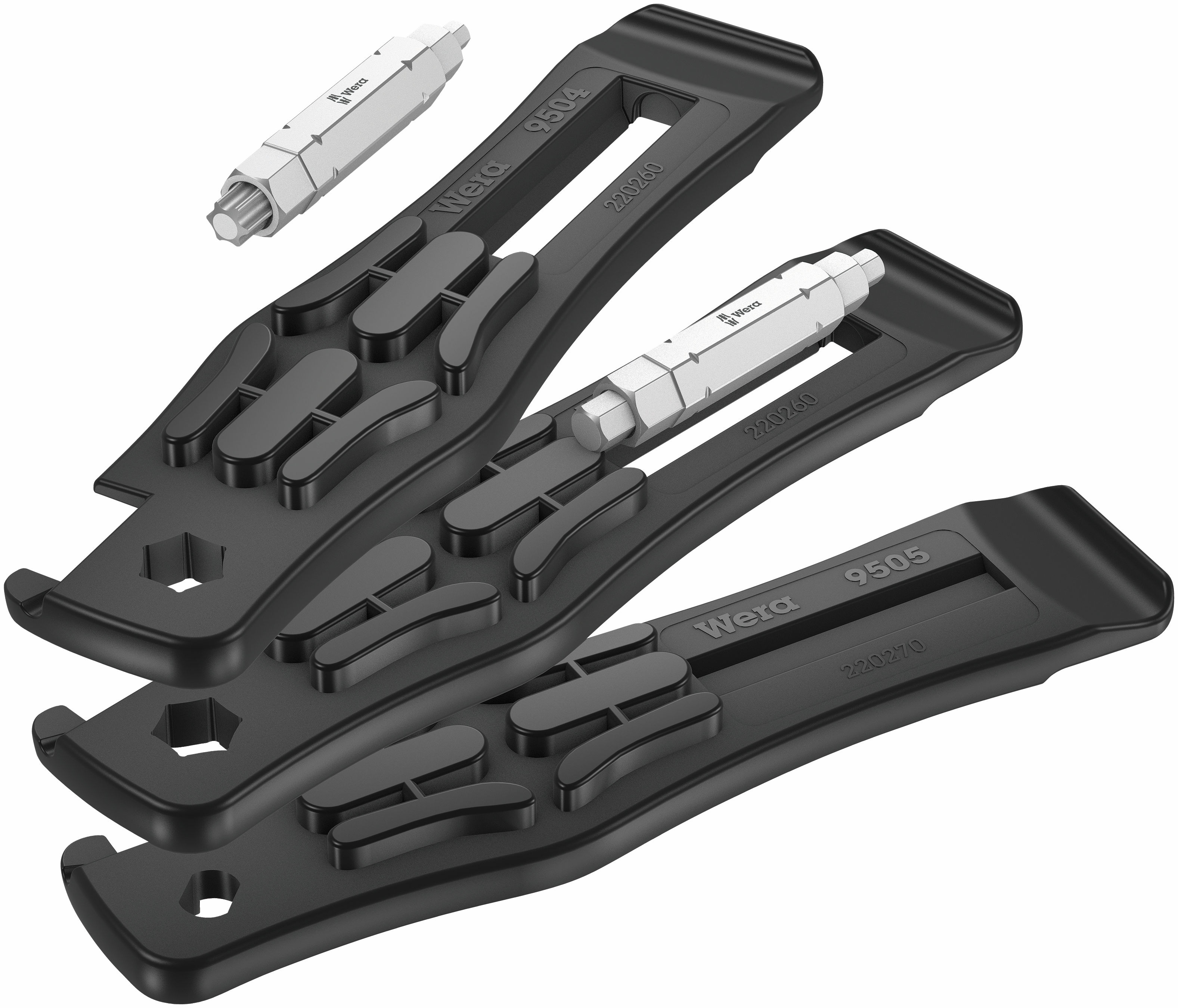 Wera Werk Fahrradwerkzeug mit zwei 4-fach Bits Bicycle Set 15